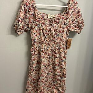 Just Found Floral mini dress - a sweet, feminine design with a touch of whimsy